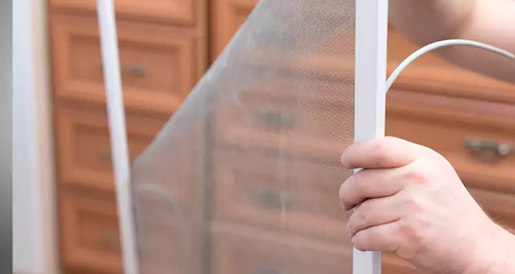 Privacy Mesh Screen Door Installation in Martinez, CA